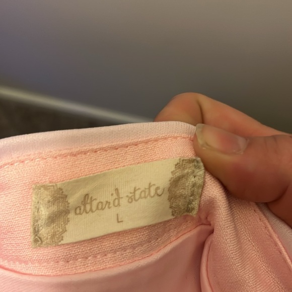 Altard state pink sequin Fringe Two-Piece Set size large - Picture 14 of 16